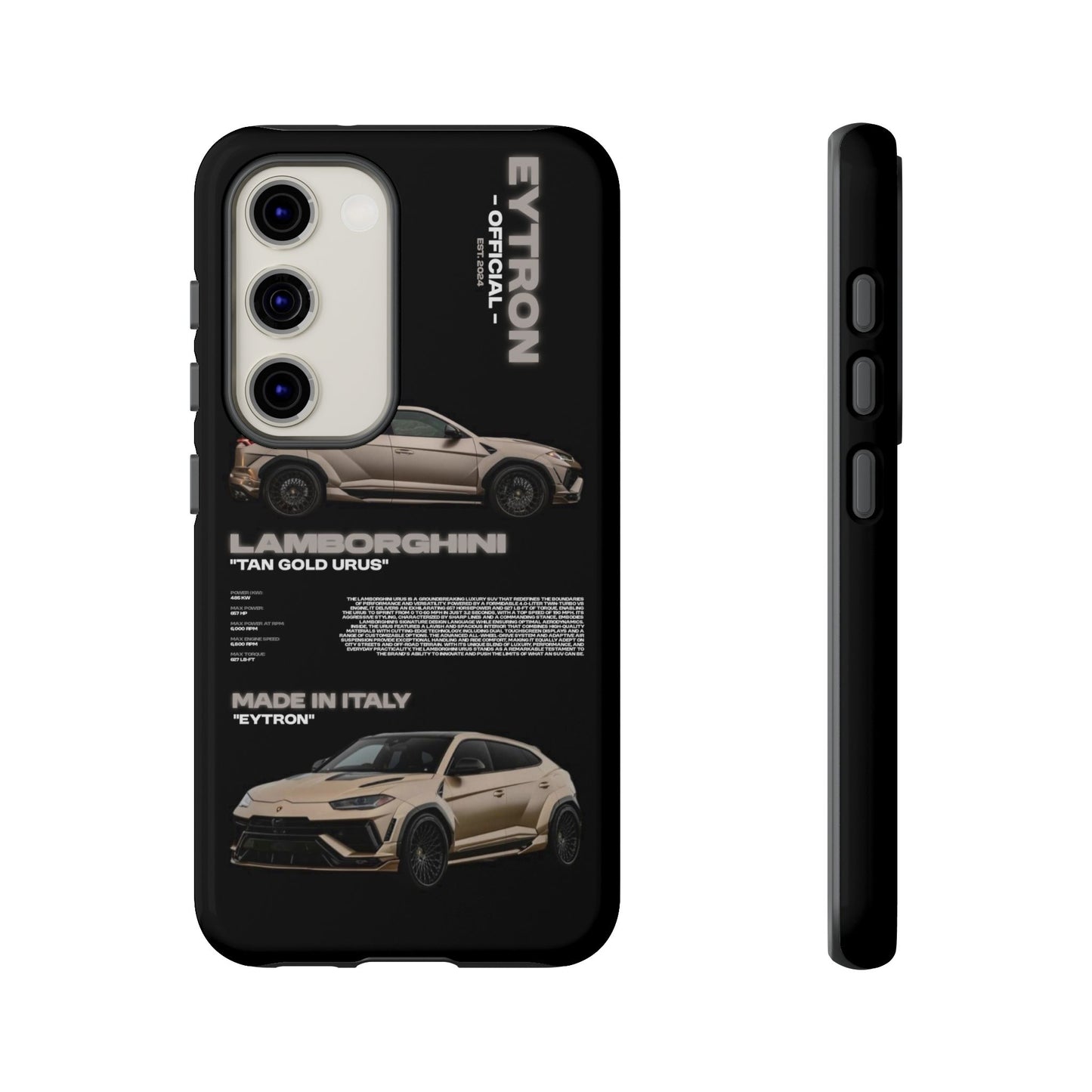 "Tan Gold Urus" Sturdy Case