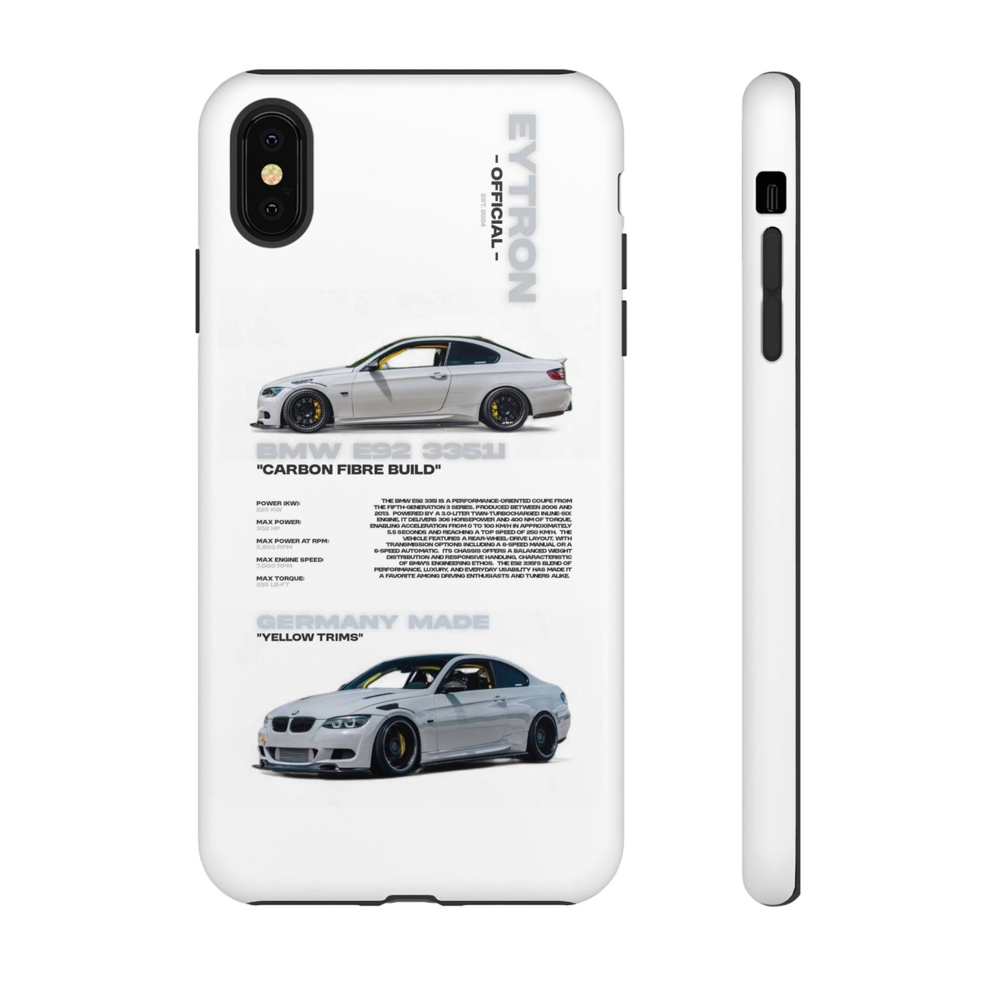 "Carbon E92" Sturdy Case