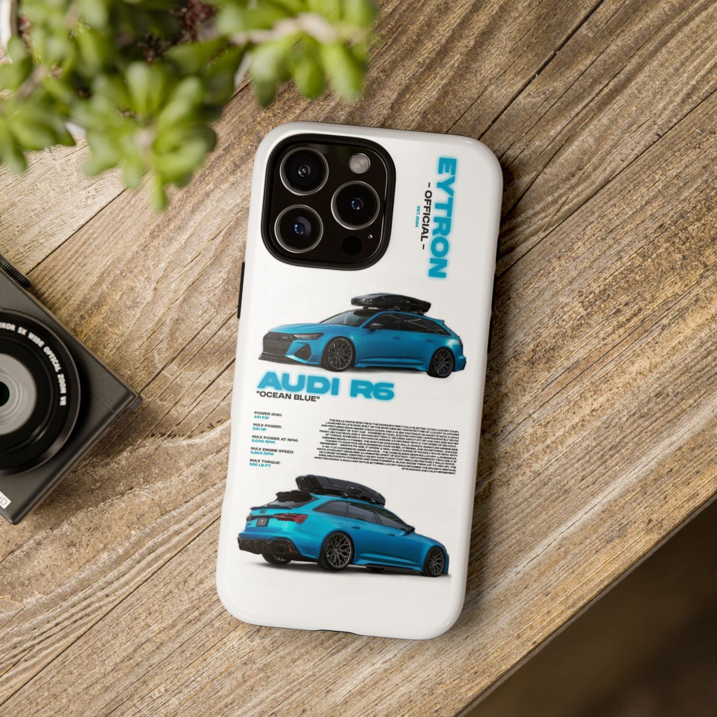 "Ocean Blue R6" Sturdy Case