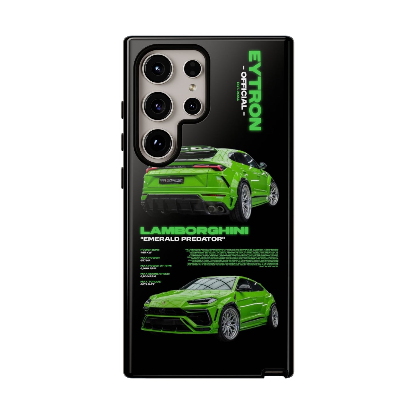 "Emerald Predator" Sturdy Case