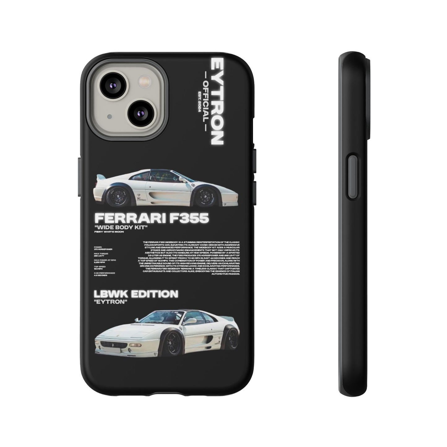 "Fiery White Moon" Sturdy Case