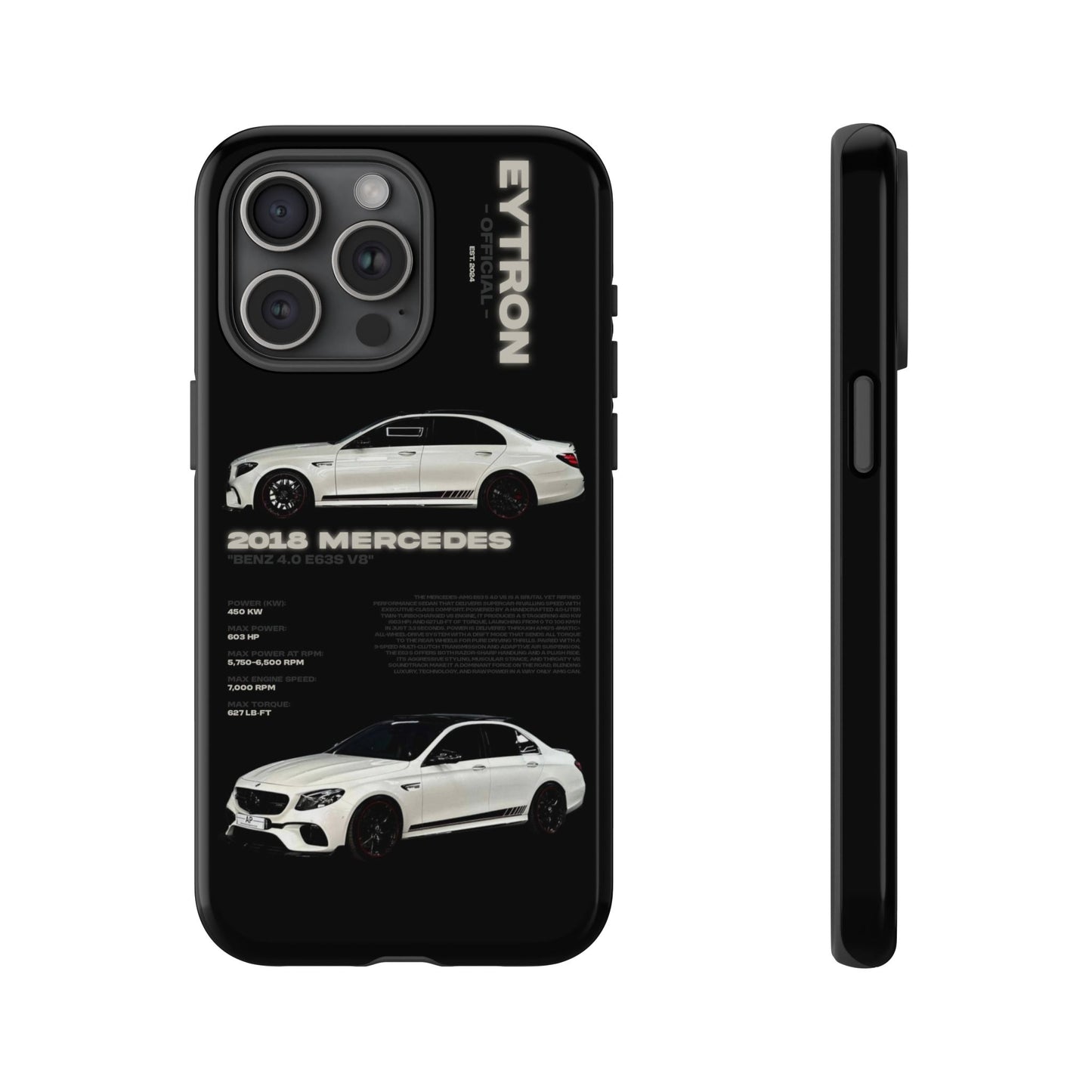 "Benz 4.0 E63S V8" Sturdy Case