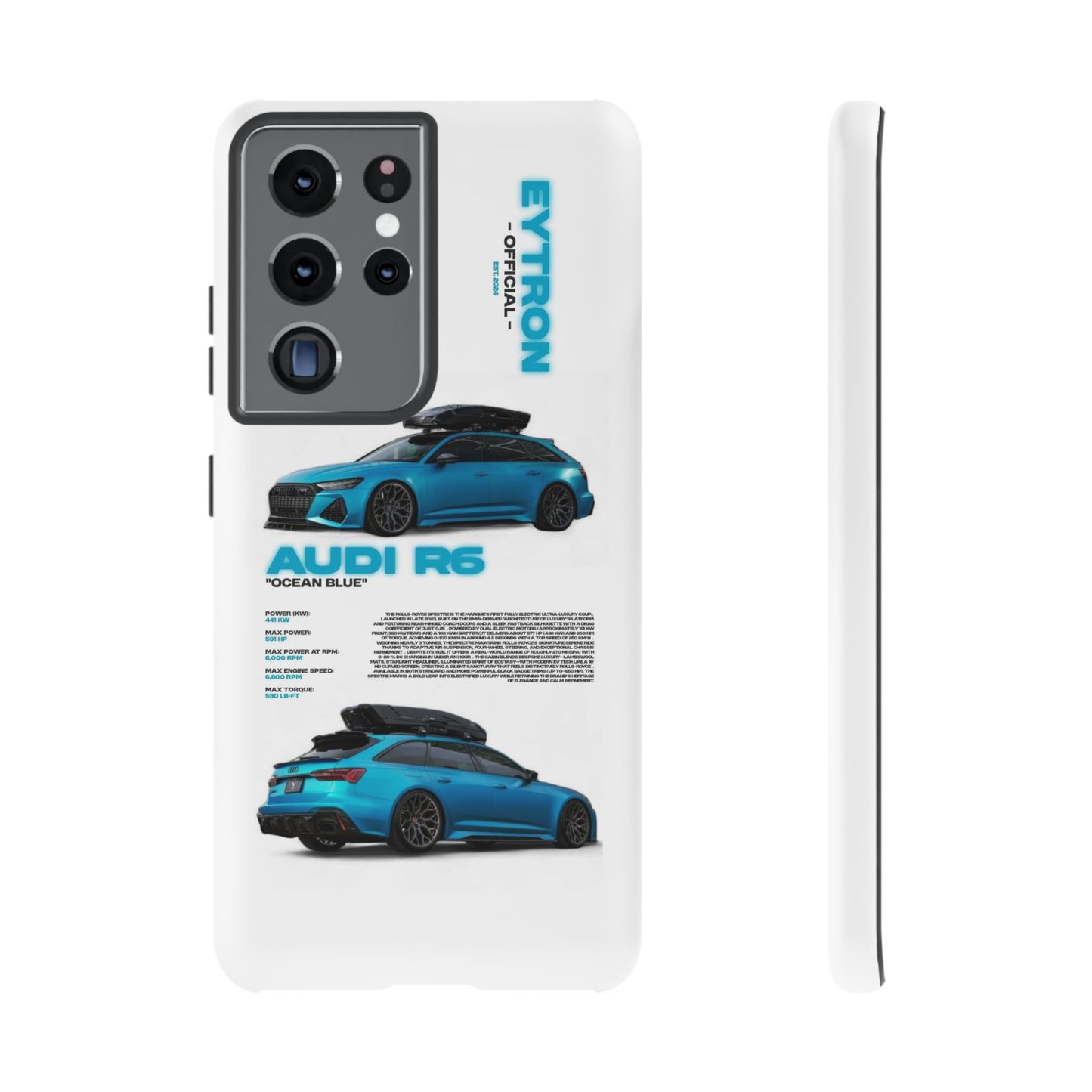 "Ocean Blue R6" Sturdy Case