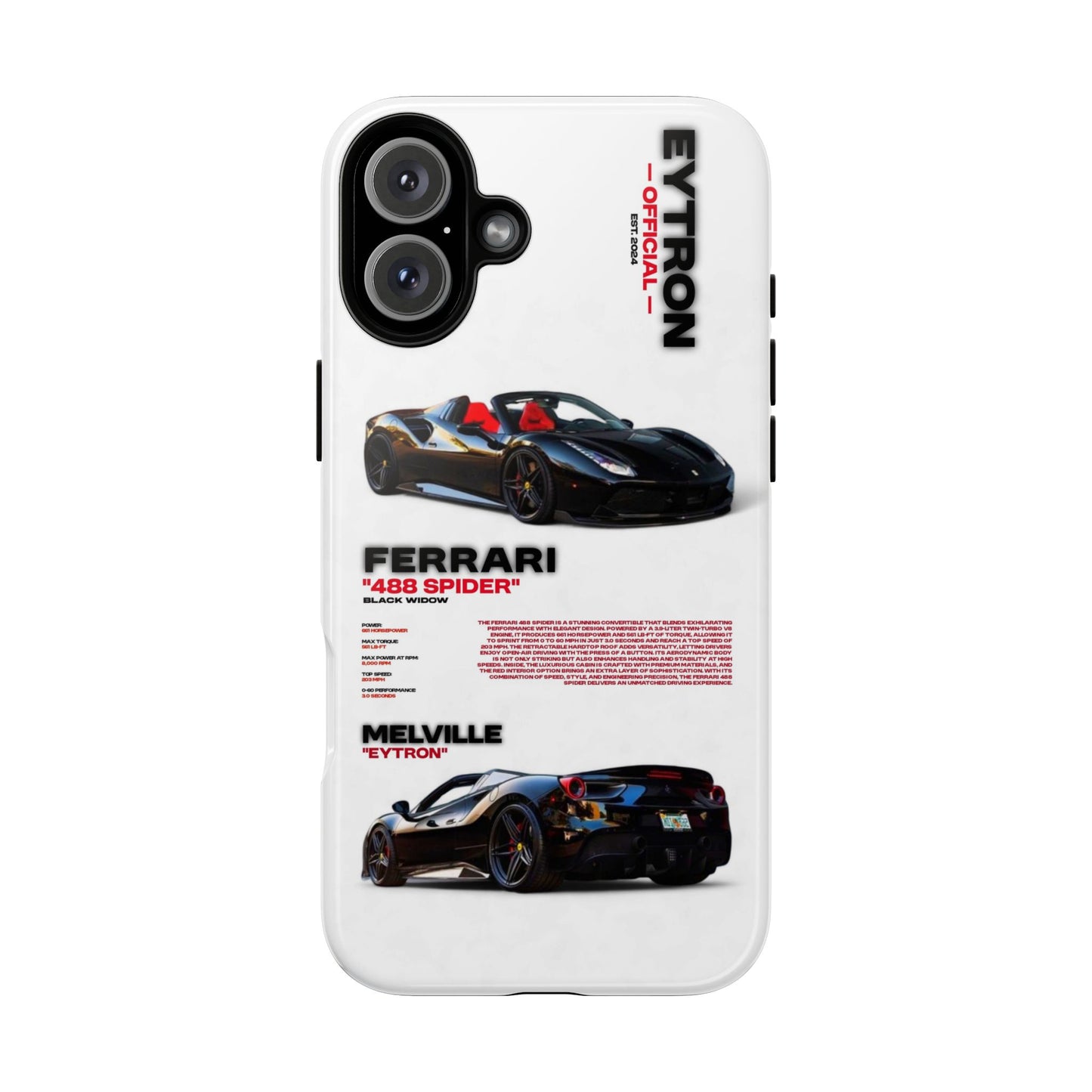 "Black Widow" Sturdy Case