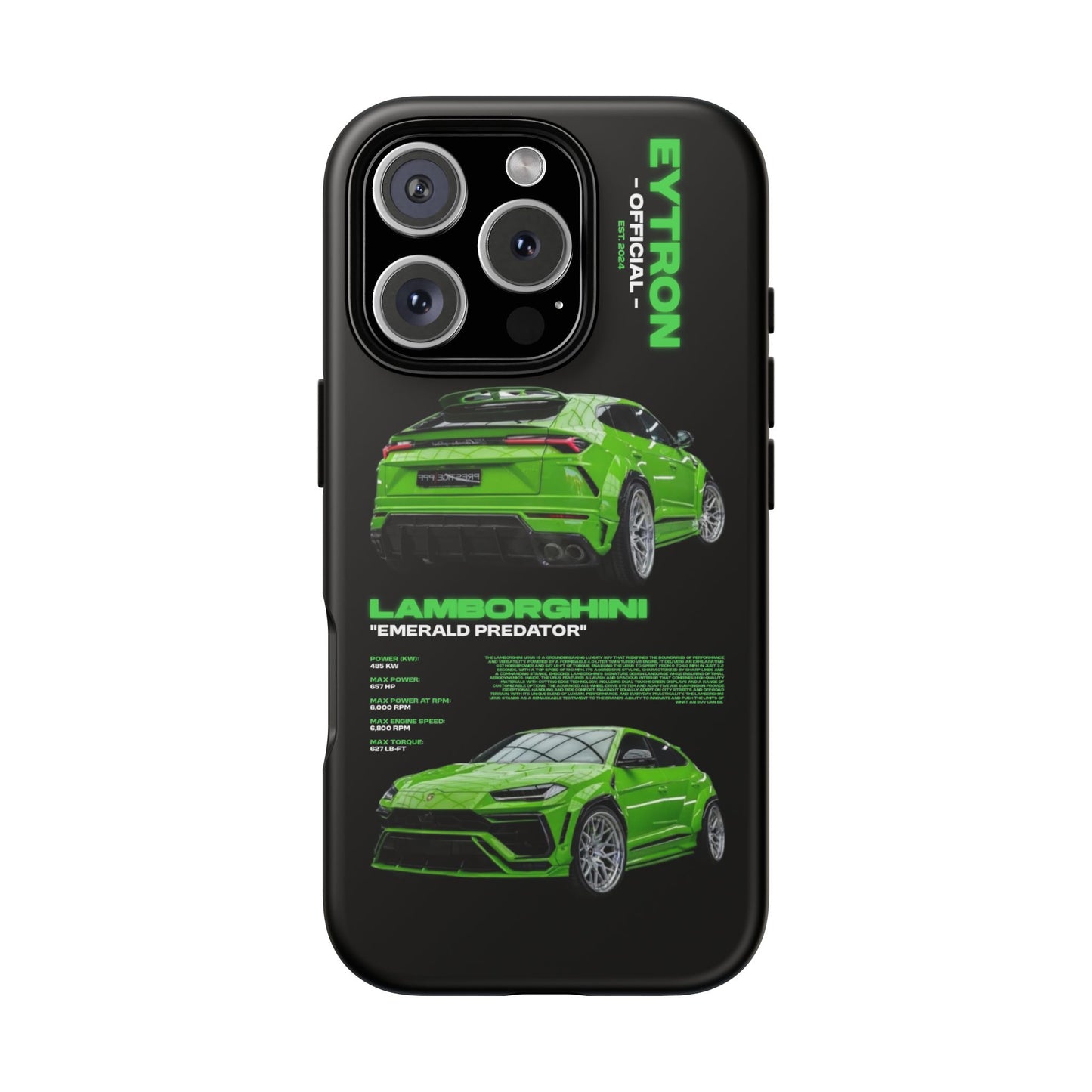 "Emerald Predator" Sturdy Case