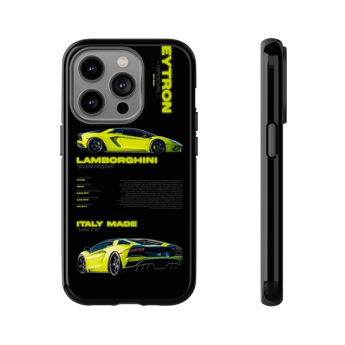 "Lime Bull" Sturdy Case