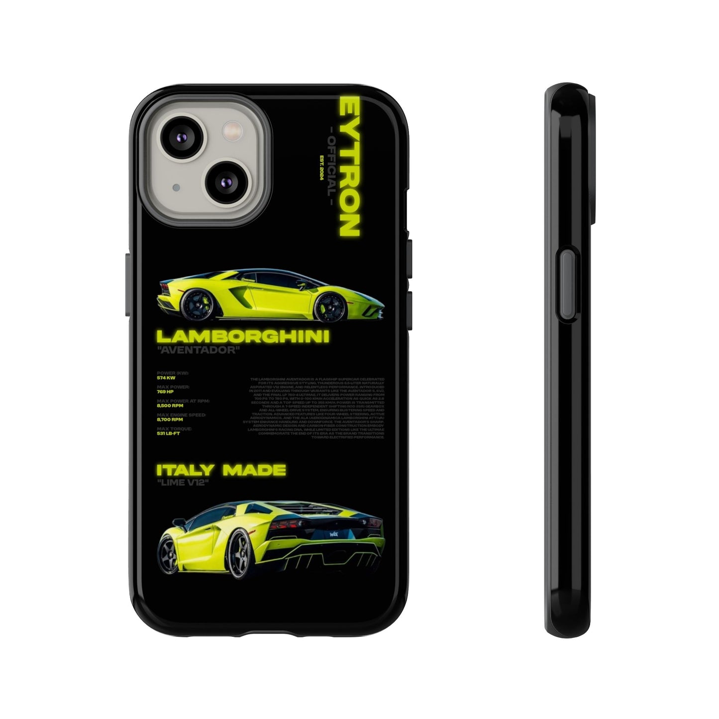 "Lime Bull" Sturdy Case