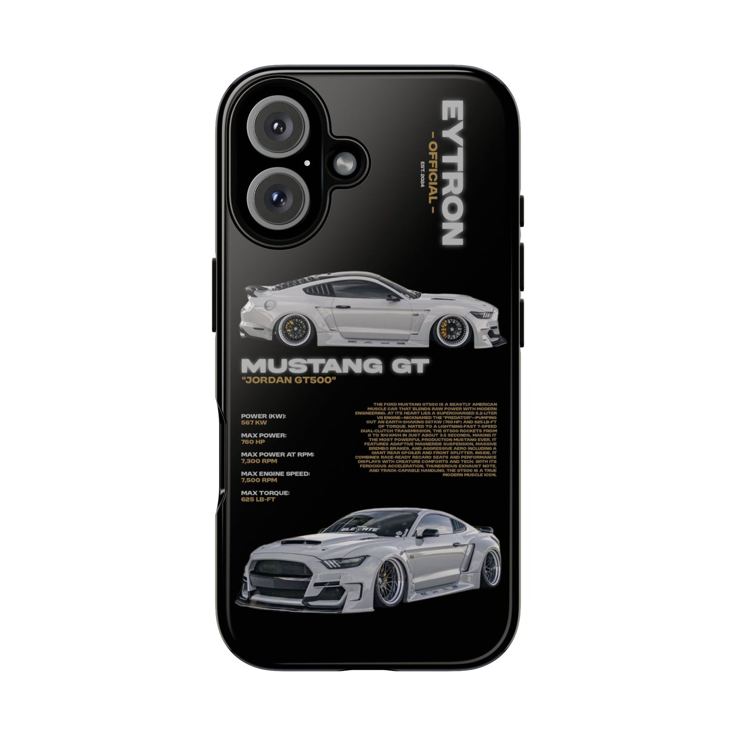 "Jordan GT500" Sturdy Case