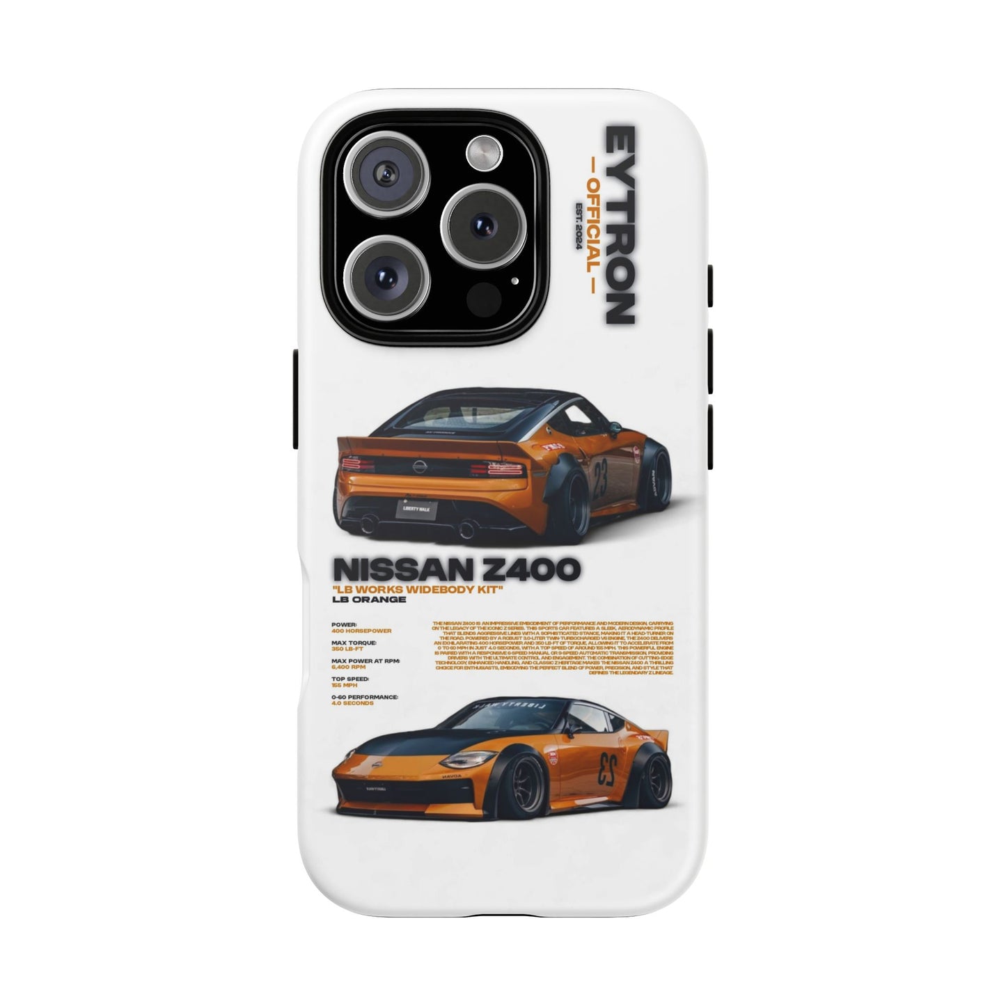 "LB Orange" Sturdy Case