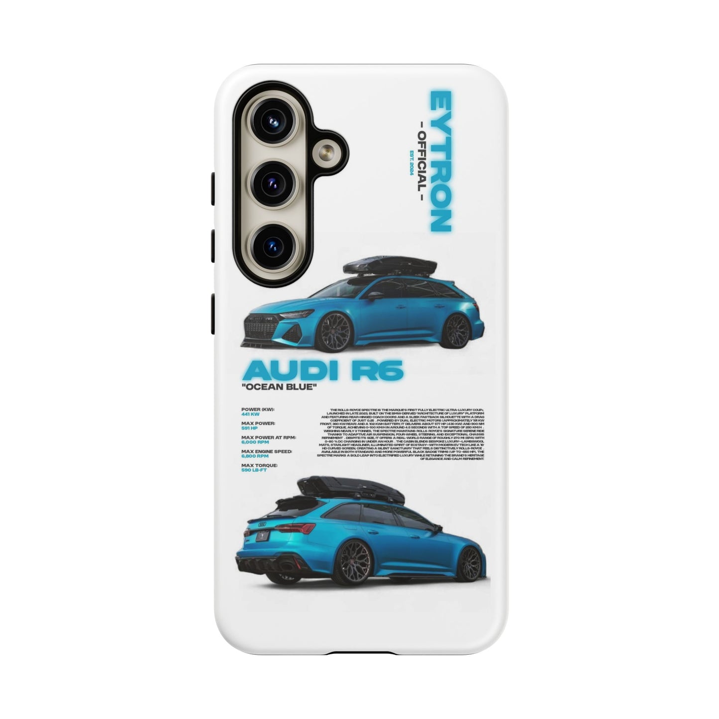 "Ocean Blue R6" Sturdy Case