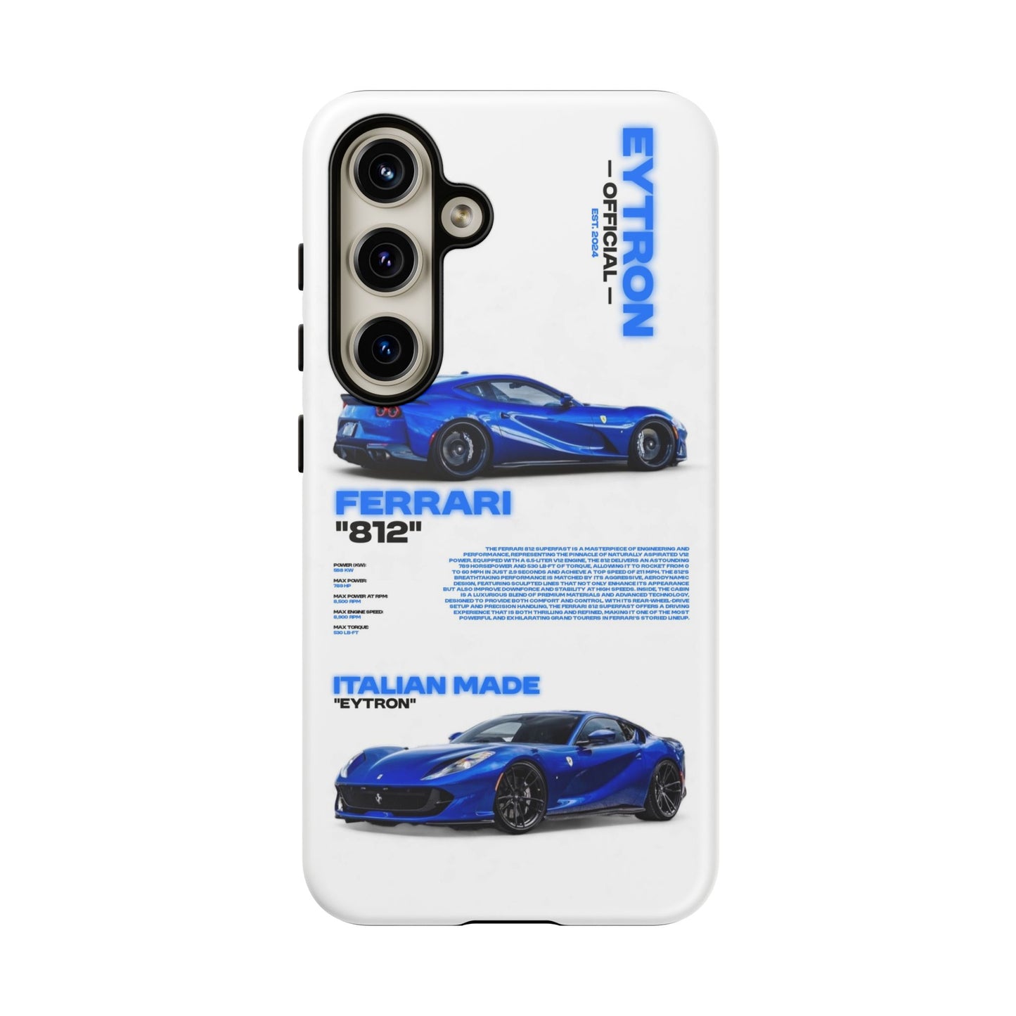 "Blue Thunder" Sturdy Case