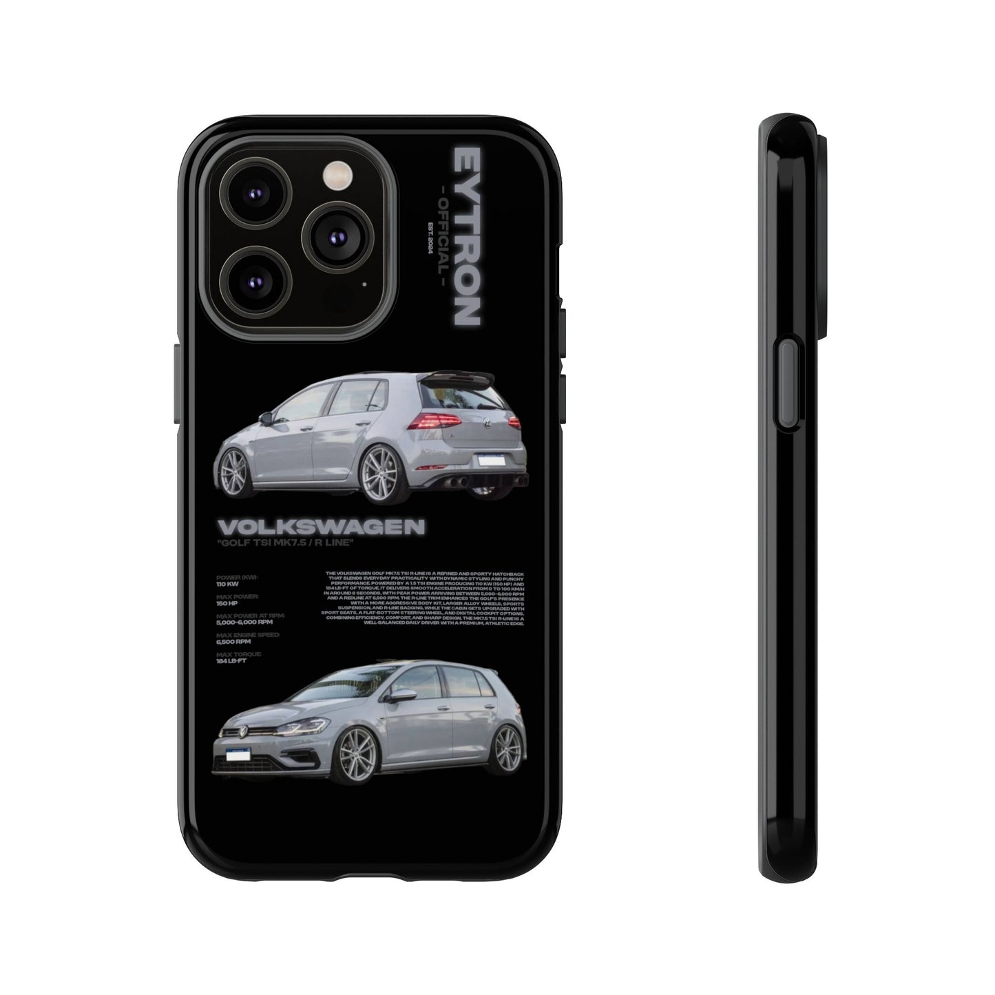 "Golf TSI MK7.5 / R Line" Sturdy Case