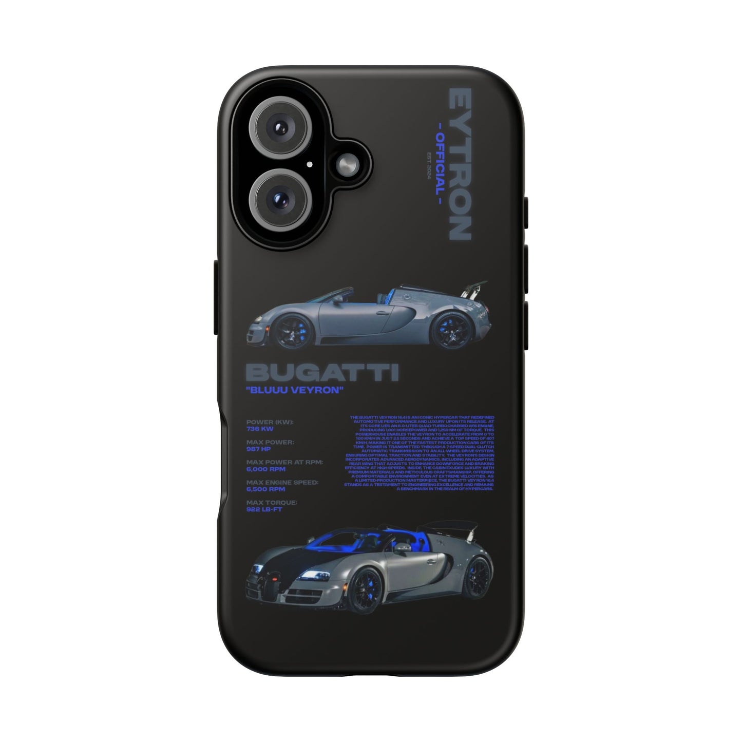 "Bluuu Veyron" Sturdy Case