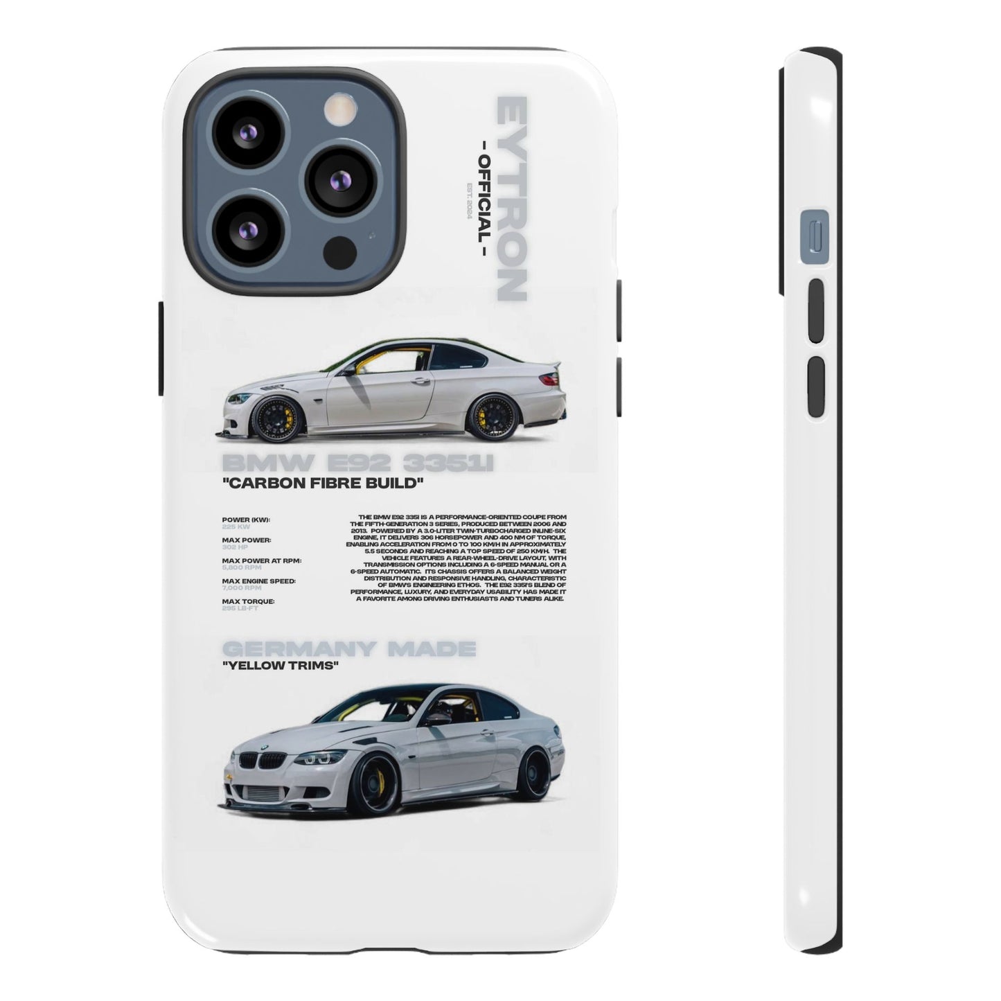 "Carbon E92" Sturdy Case