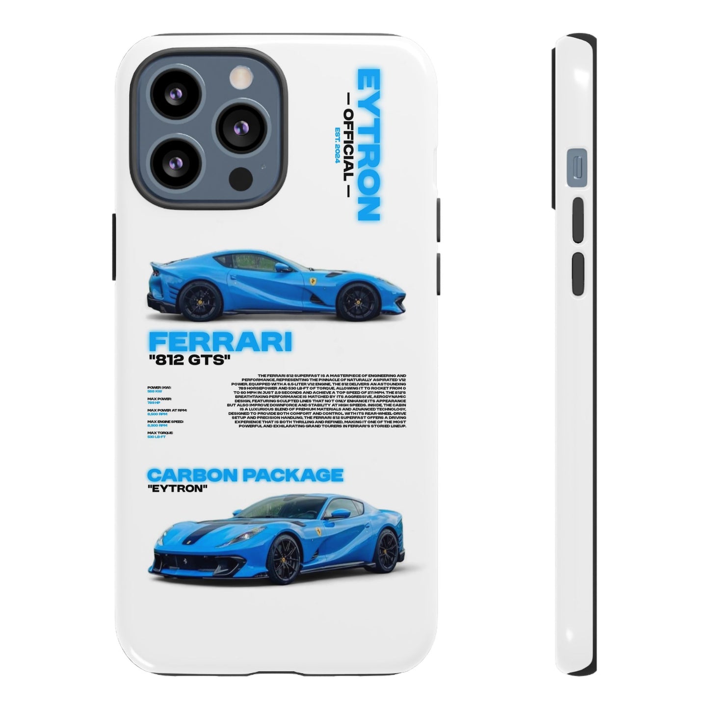 "Azure Bullet" Sturdy Case