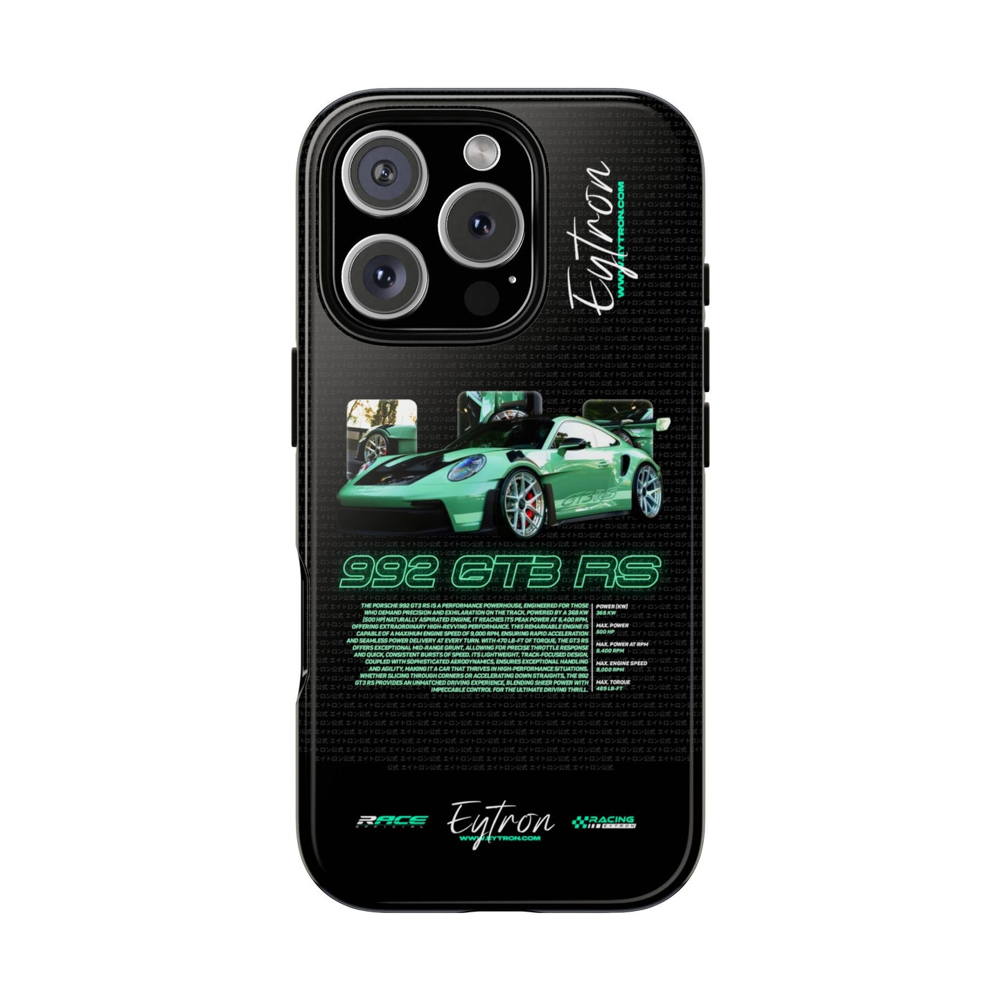 "992 GT3 RS" Premium Case