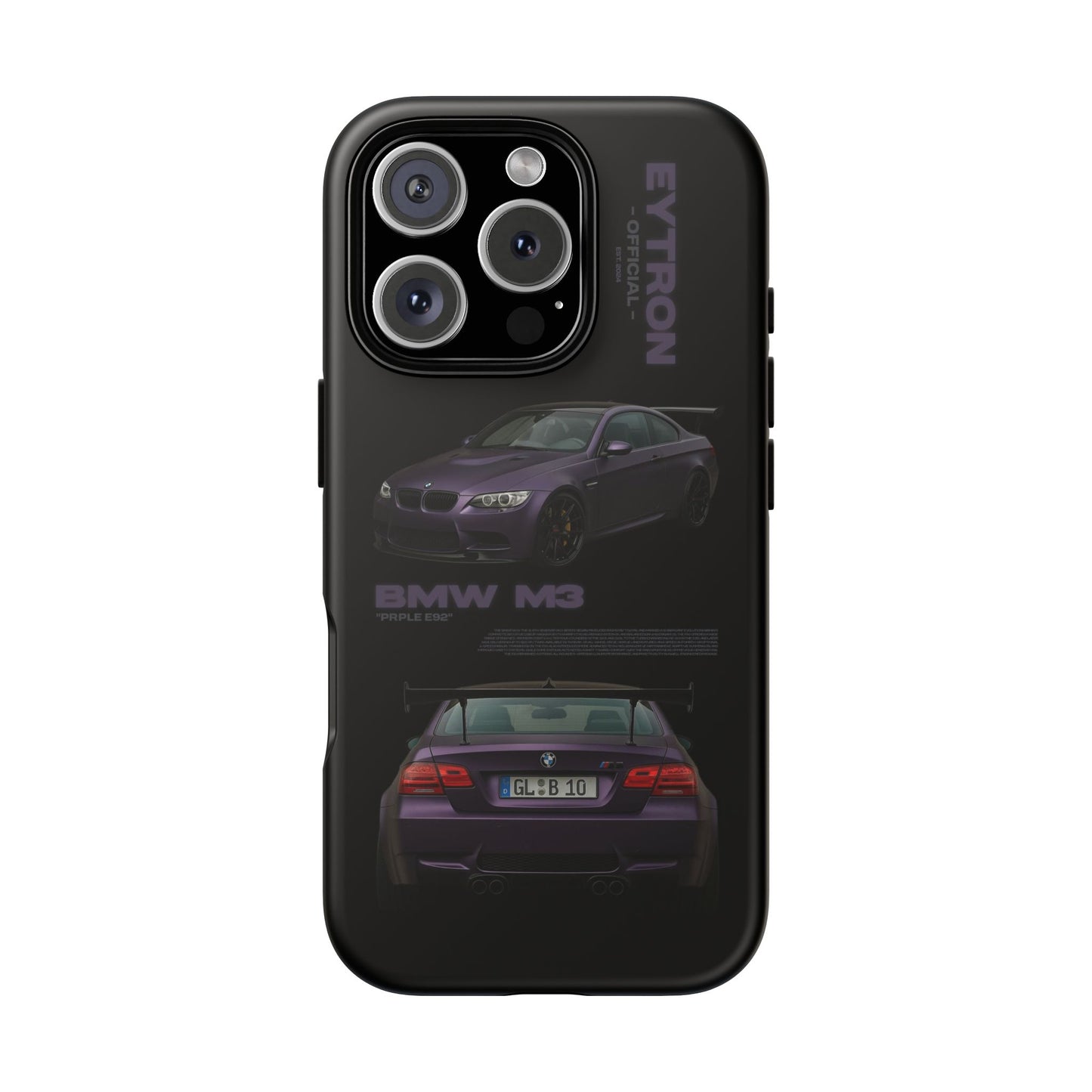 "PRPLE E92" Sturdy Case