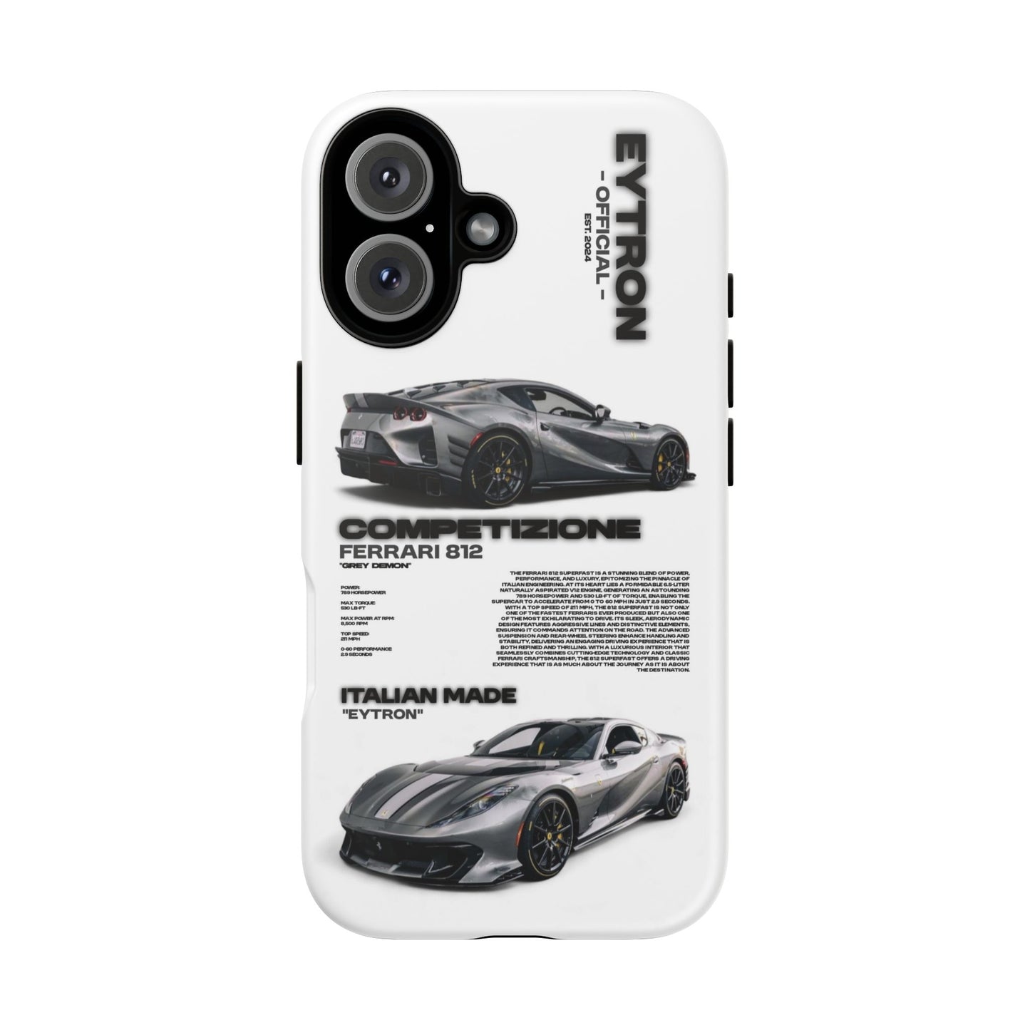 "Grey Demon" Sturdy Case