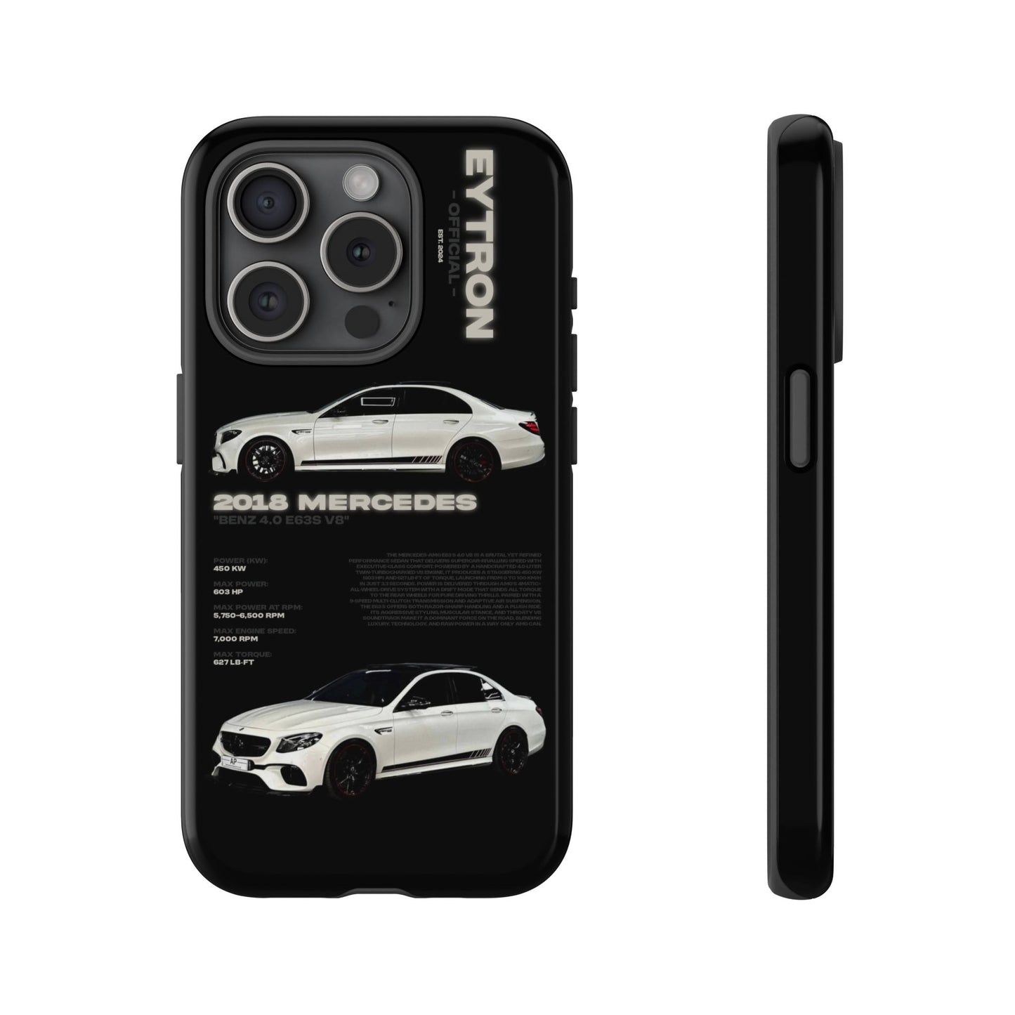 "Benz 4.0 E63S V8" Sturdy Case