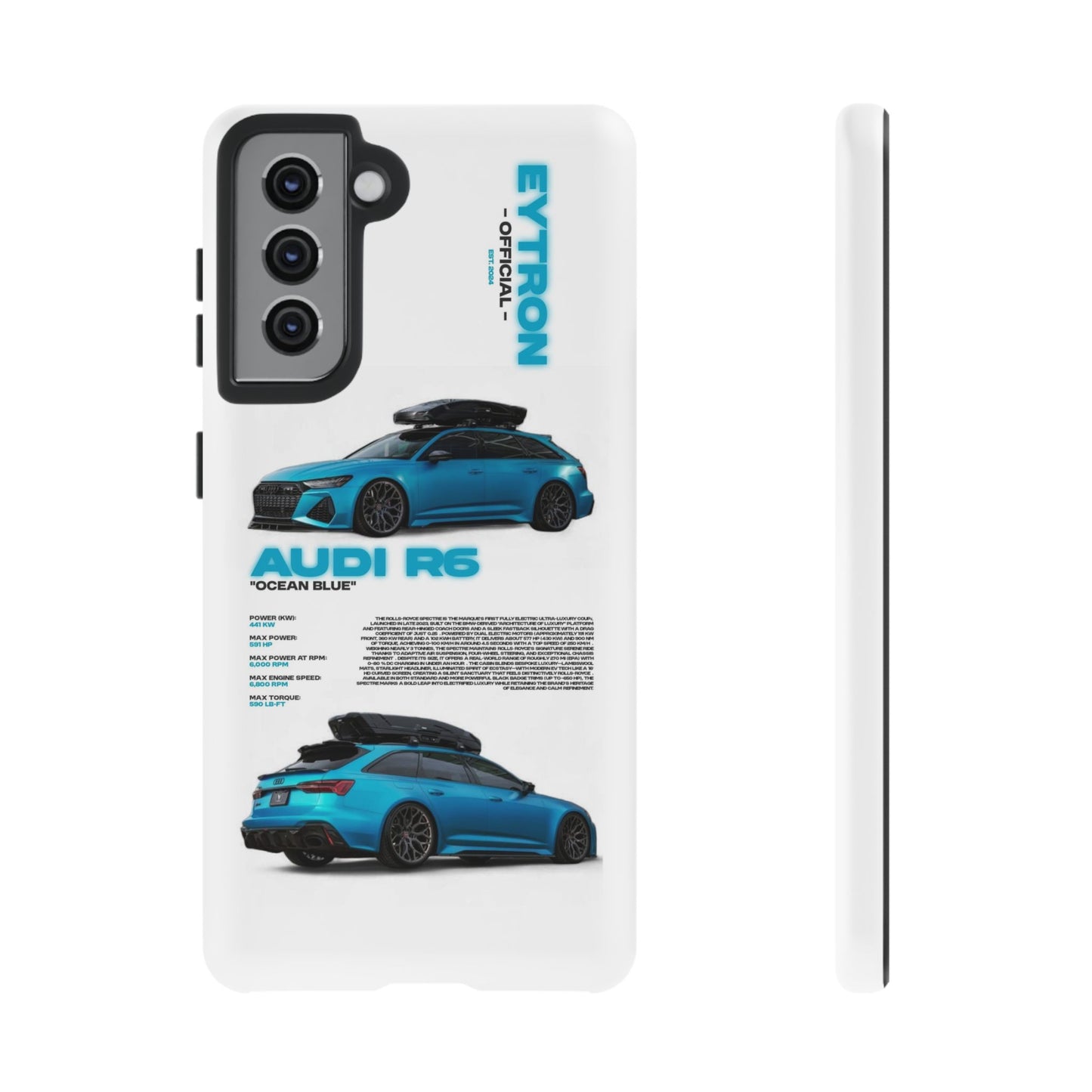 "Ocean Blue R6" Sturdy Case