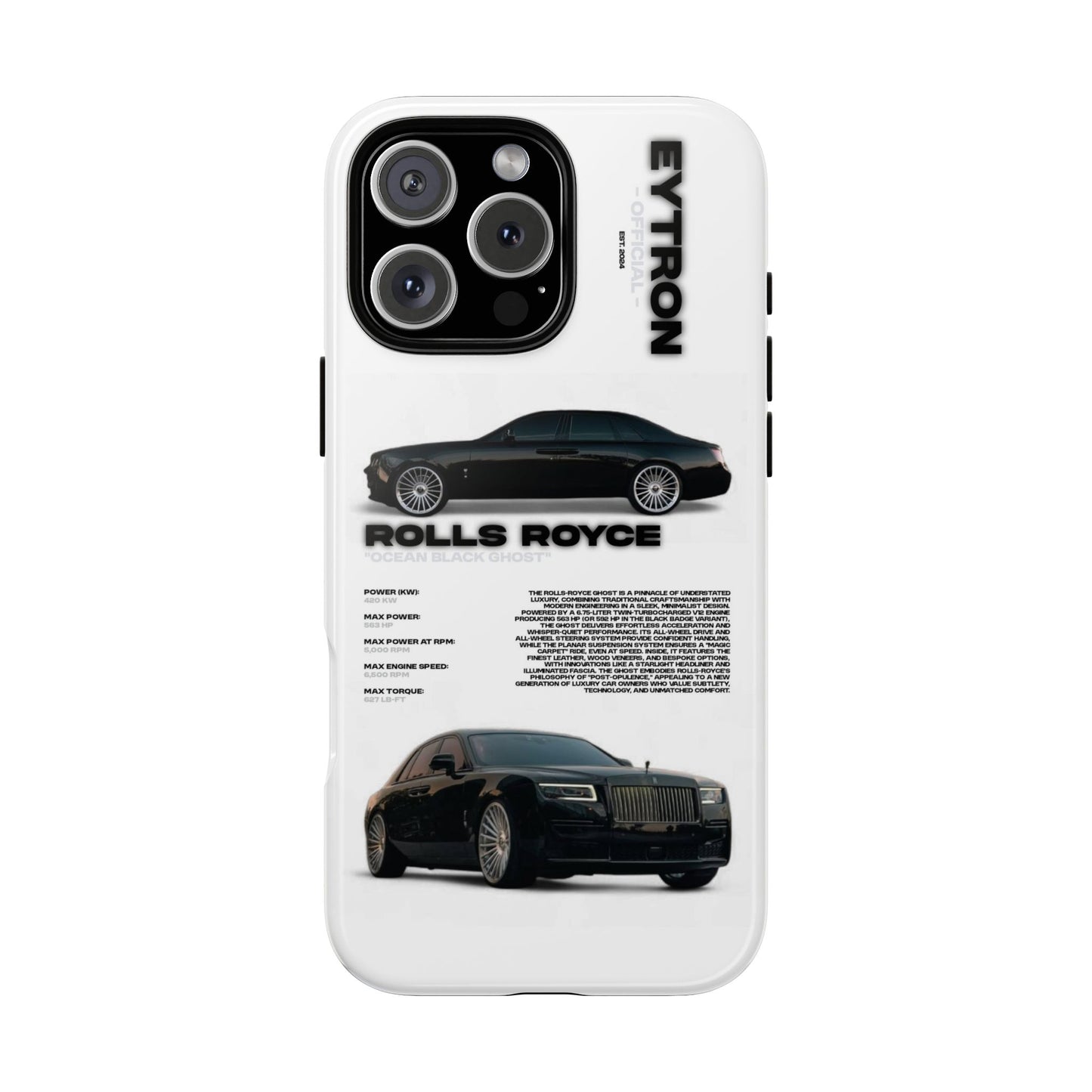 "Ocean Black Ghost" Sturdy Case