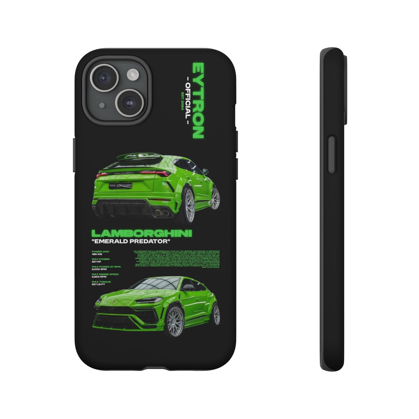 "Emerald Predator" Sturdy Case