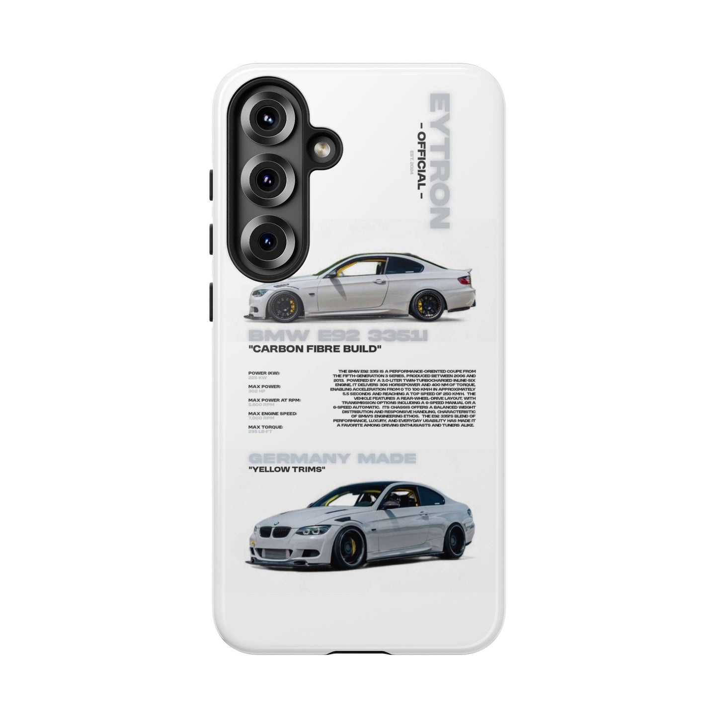 "Carbon E92" Sturdy Case