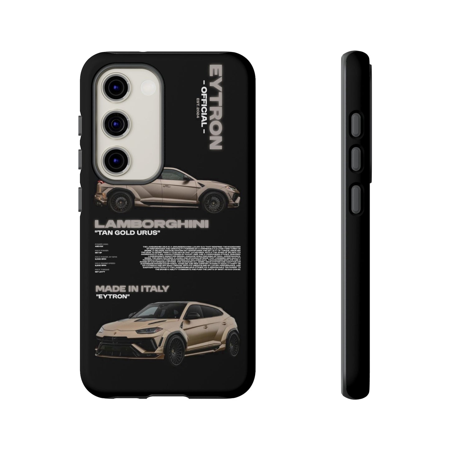 "Tan Gold Urus" Sturdy Case