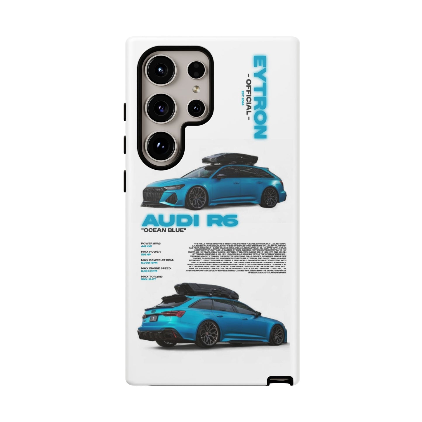 "Ocean Blue R6" Sturdy Case