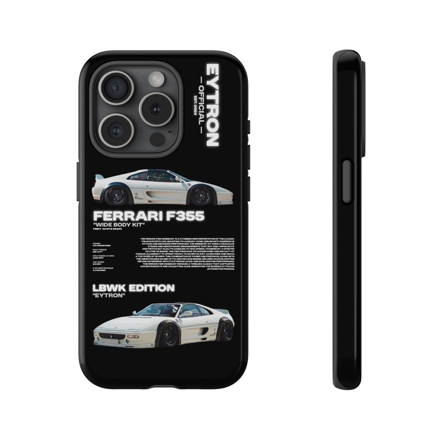 "Fiery White Moon" Sturdy Case