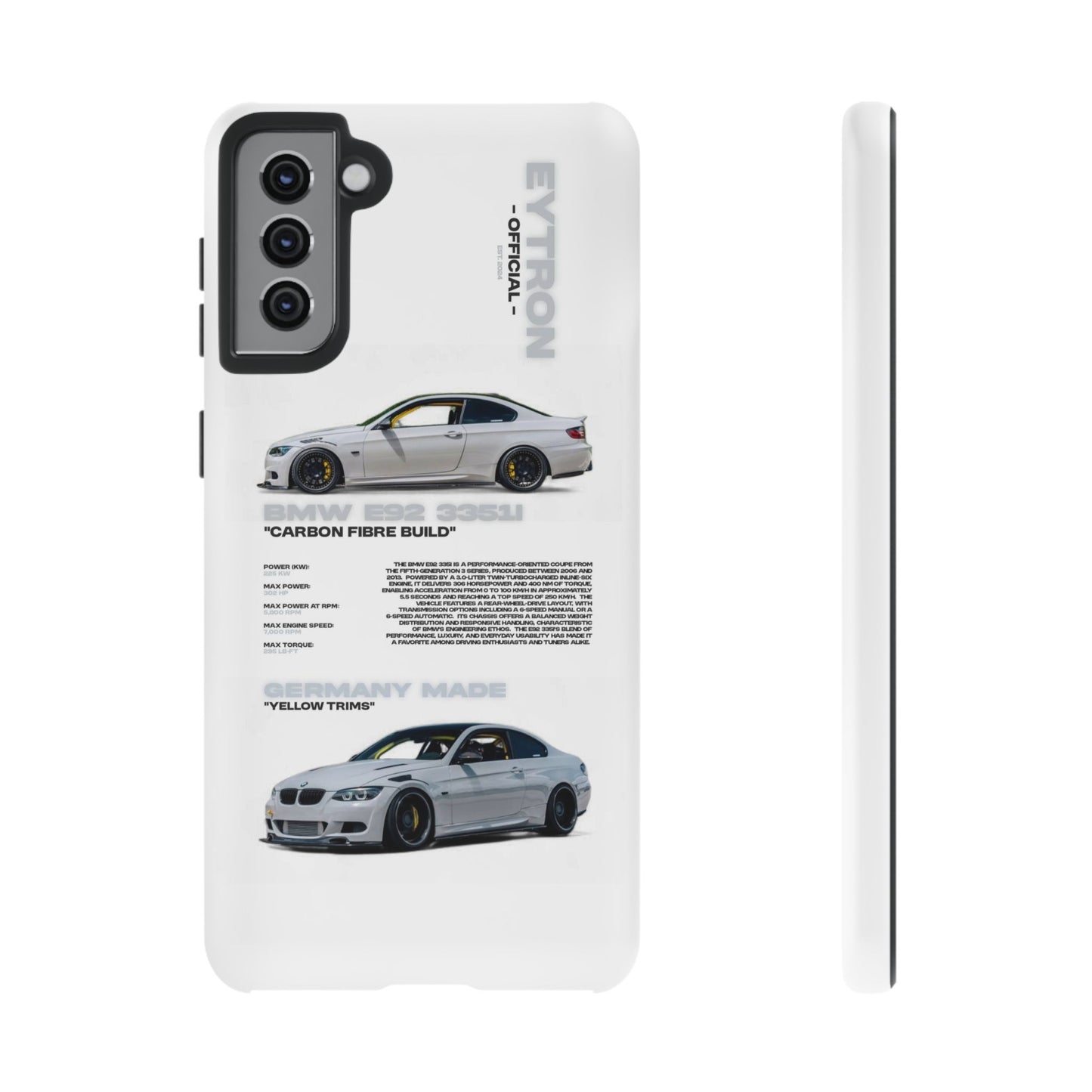 "Carbon E92" Sturdy Case