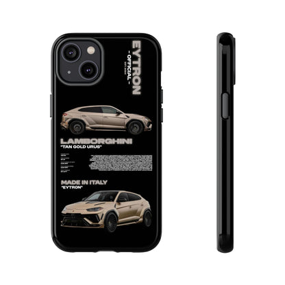"Tan Gold Urus" Sturdy Case