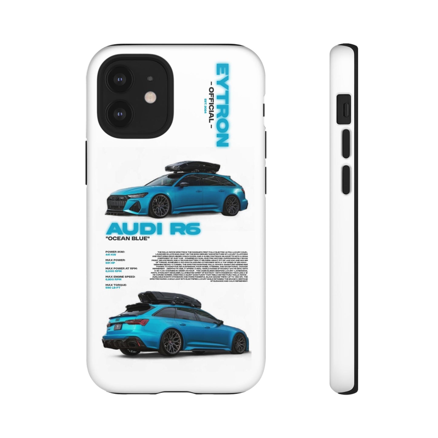 "Ocean Blue R6" Sturdy Case