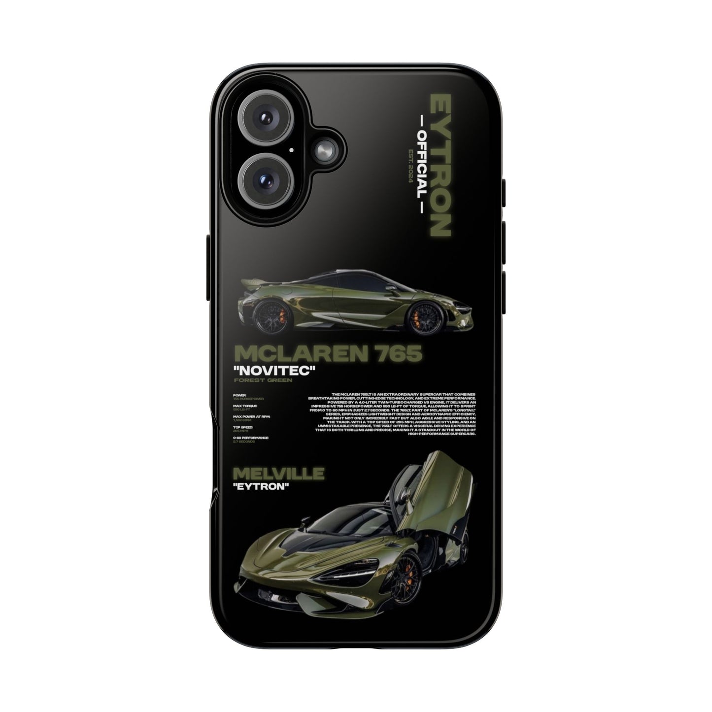 "Forest Green" Sturdy Case