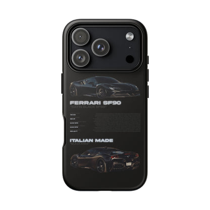 "Satin Black SF90" Sturdy Case