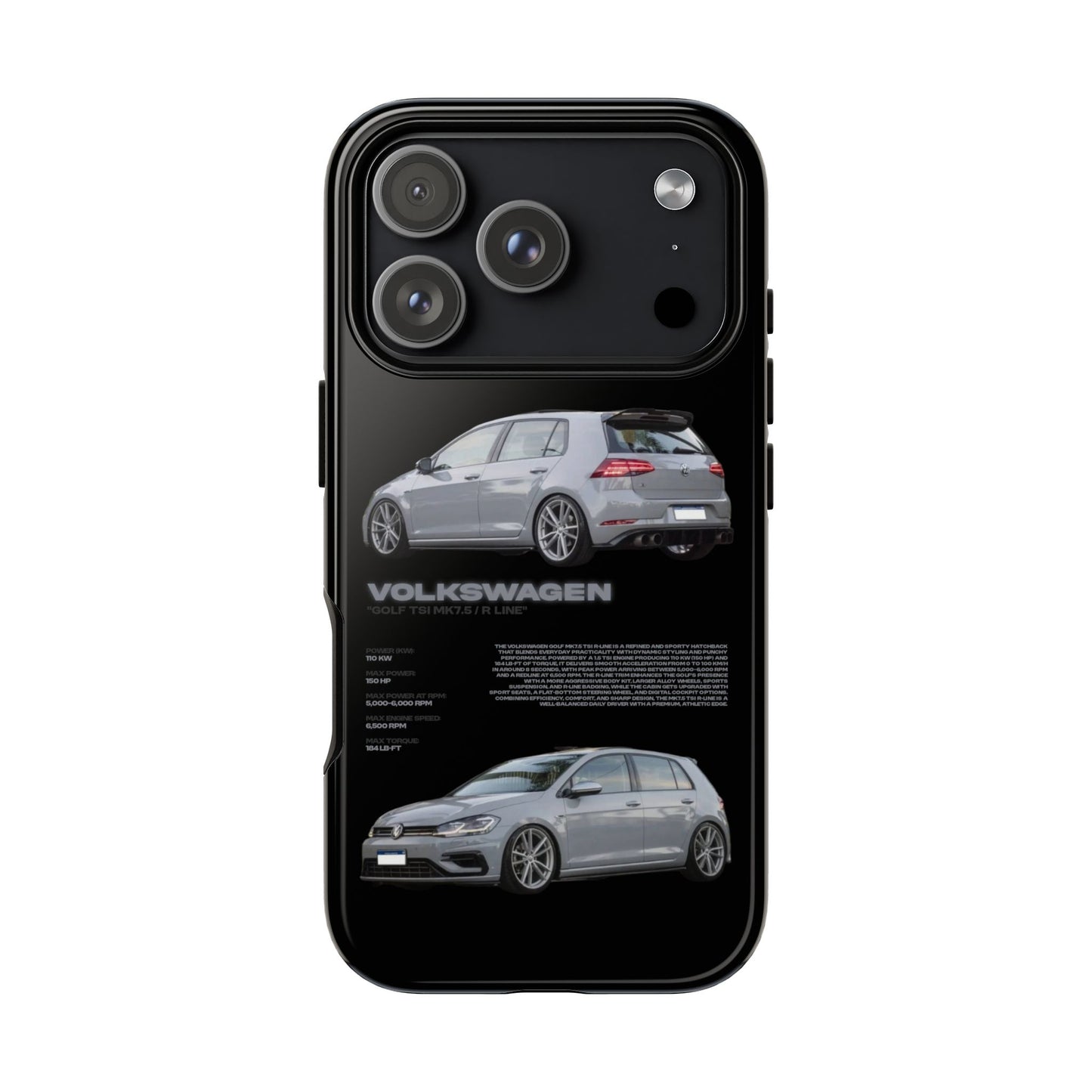 "Golf TSI MK7.5 / R Line" Sturdy Case