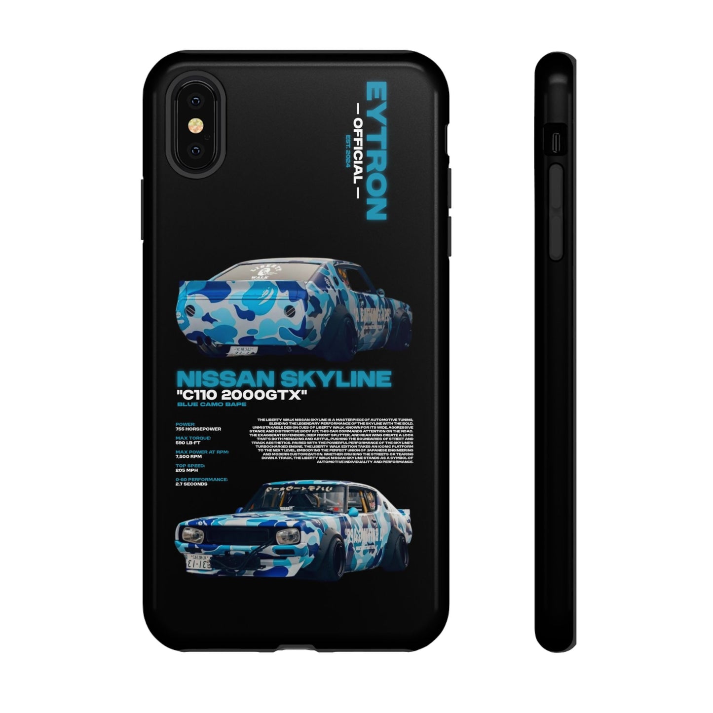 "Blue Camo Bape" Sturdy Case