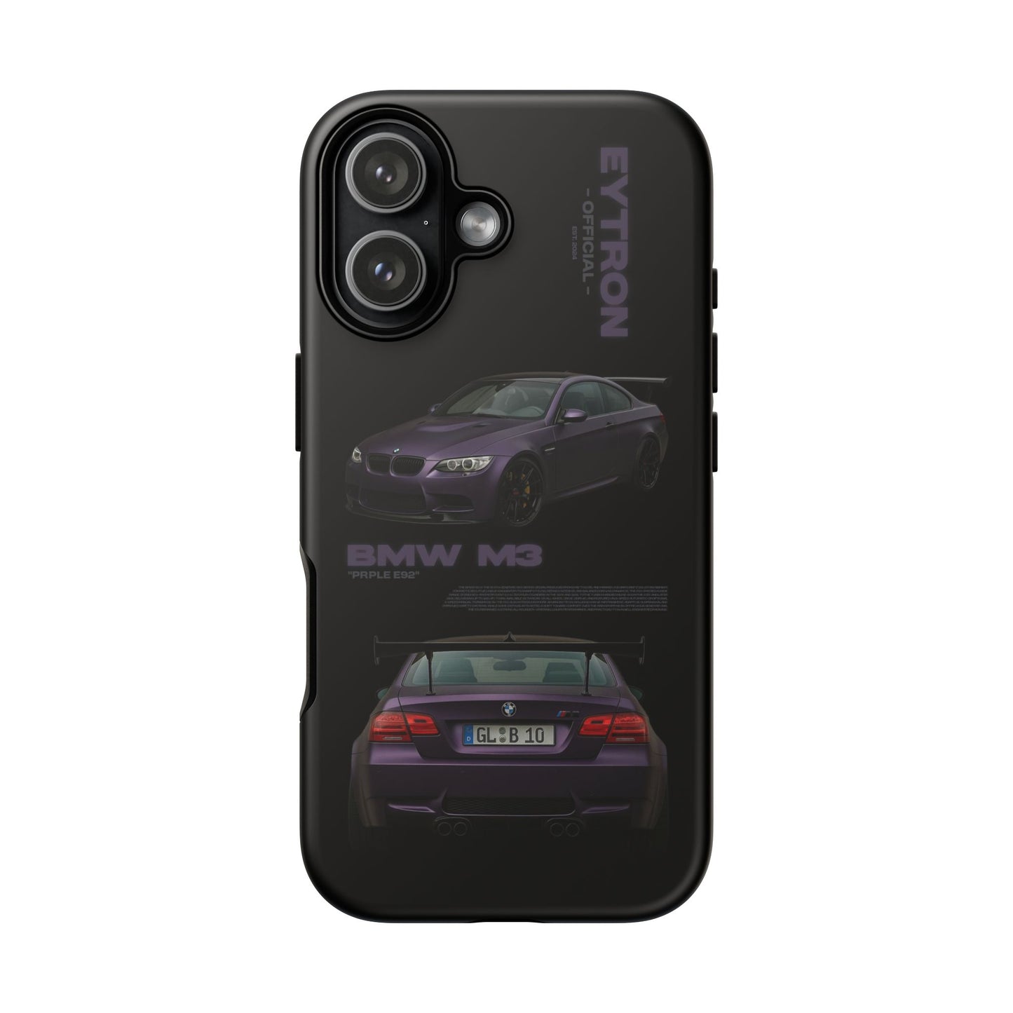 "PRPLE E92" Sturdy Case