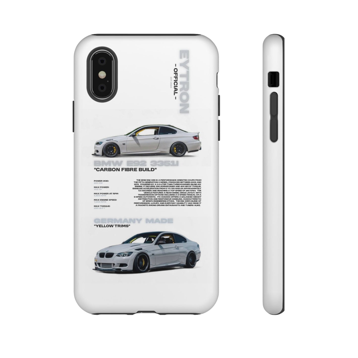 "Carbon E92" Sturdy Case