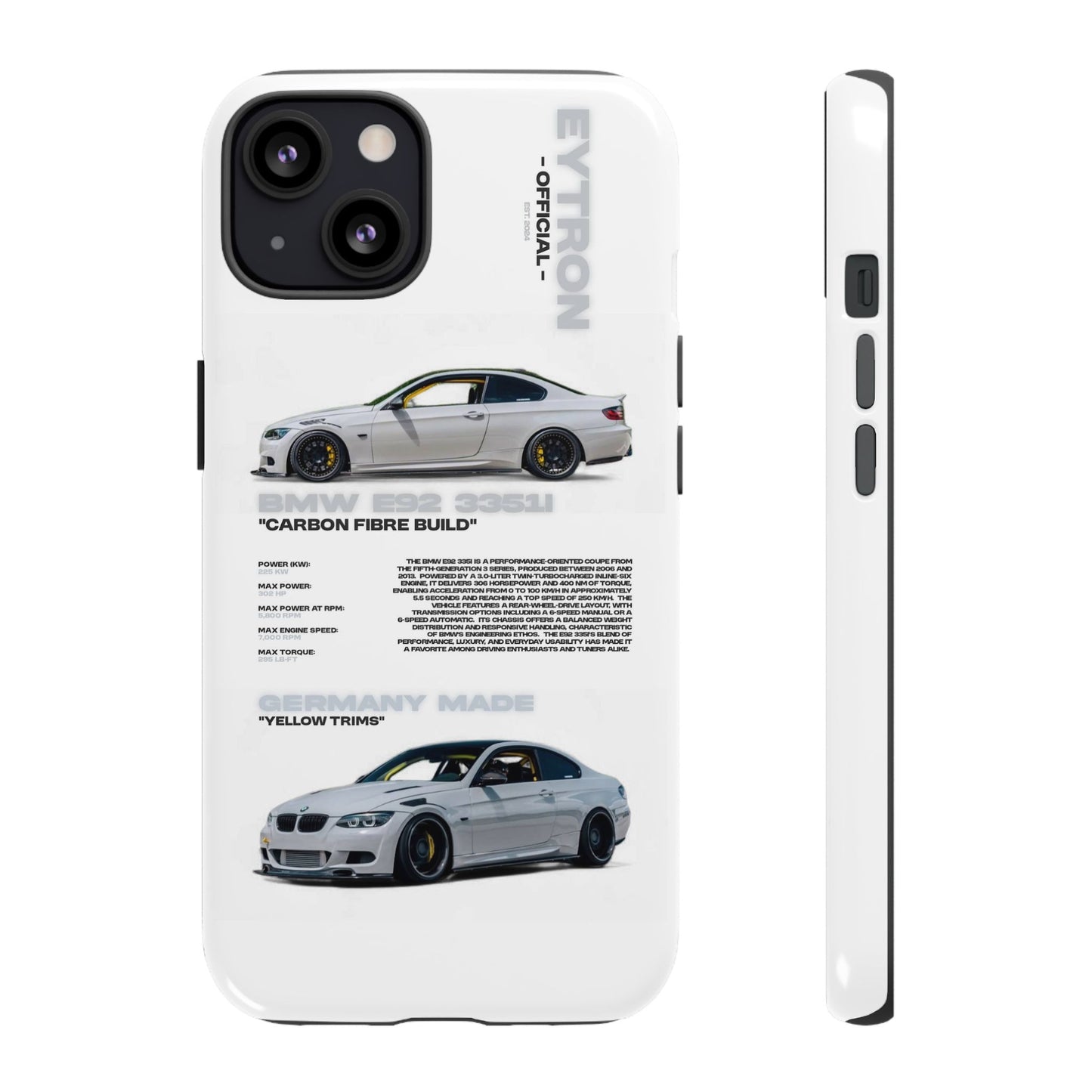 "Carbon E92" Sturdy Case