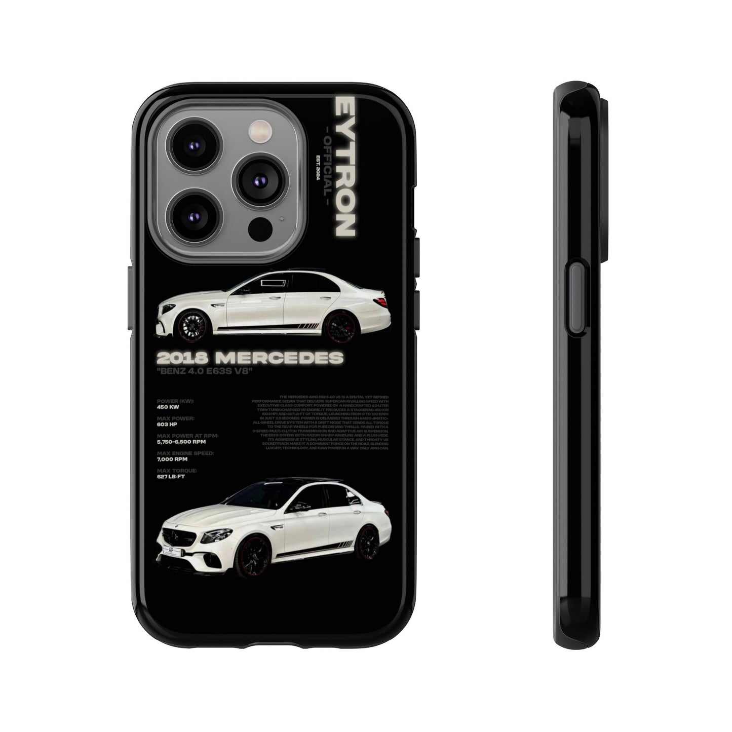 "Benz 4.0 E63S V8" Sturdy Case