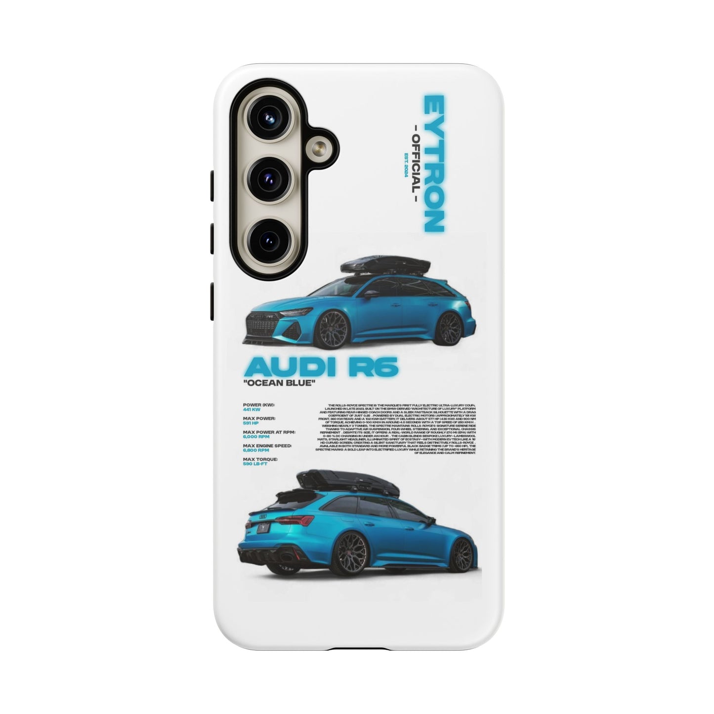 "Ocean Blue R6" Sturdy Case