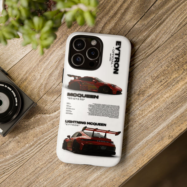 "McQueen" White Tough Case