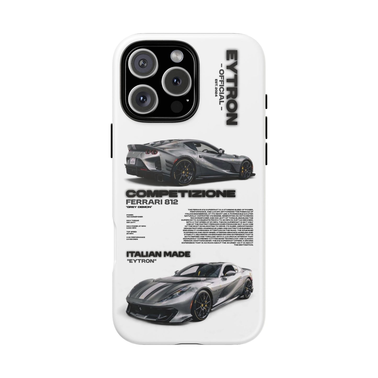 "Grey Demon" Sturdy Case