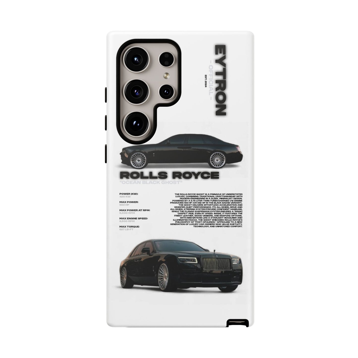 "Ocean Black Ghost" Sturdy Case