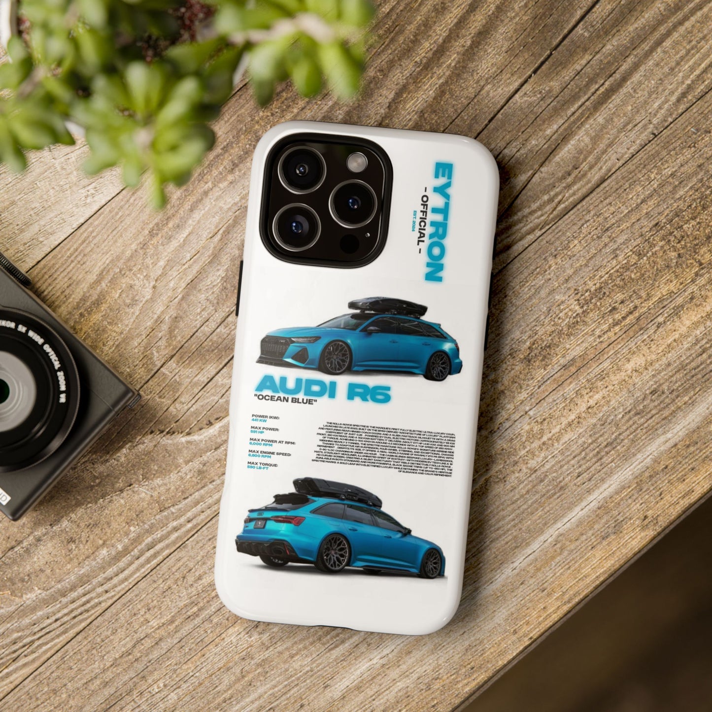 "Ocean Blue R6" Sturdy Case