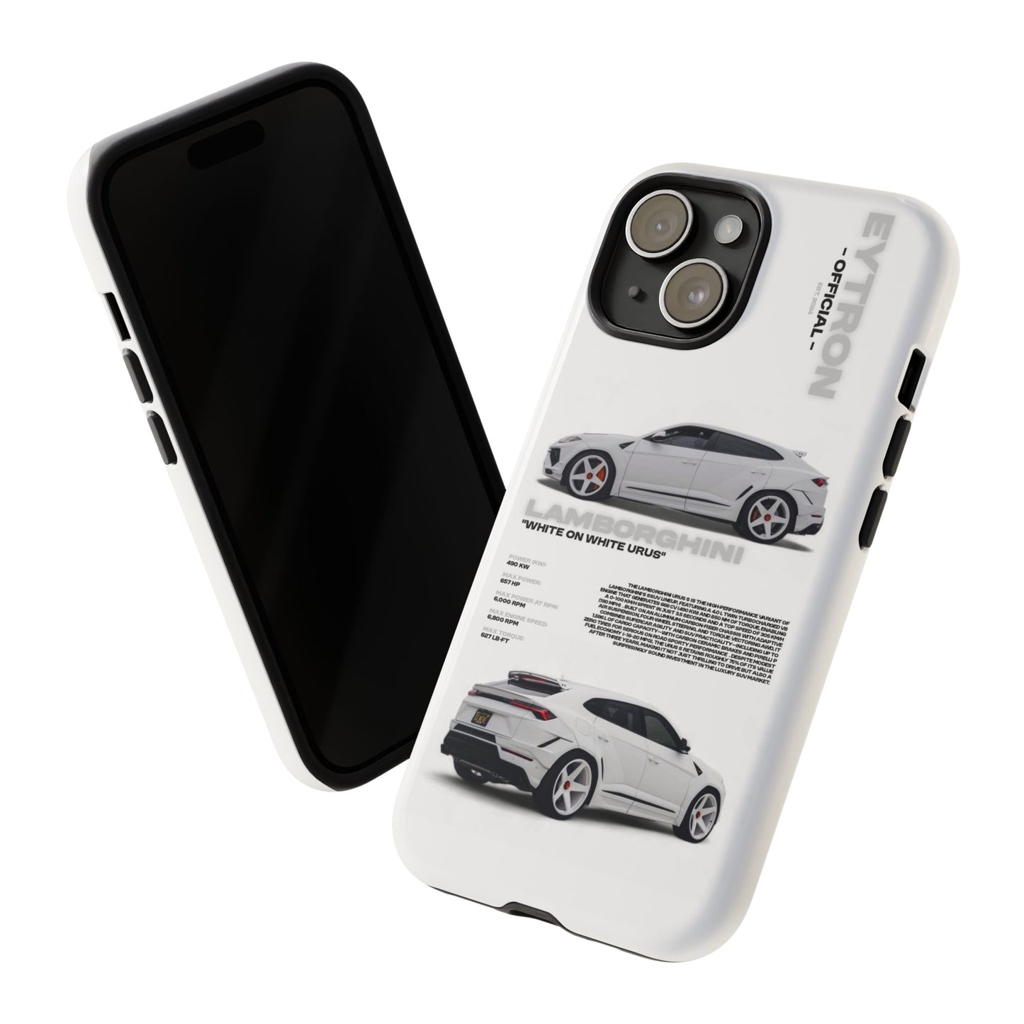 "White On White Urus" Sturdy Case