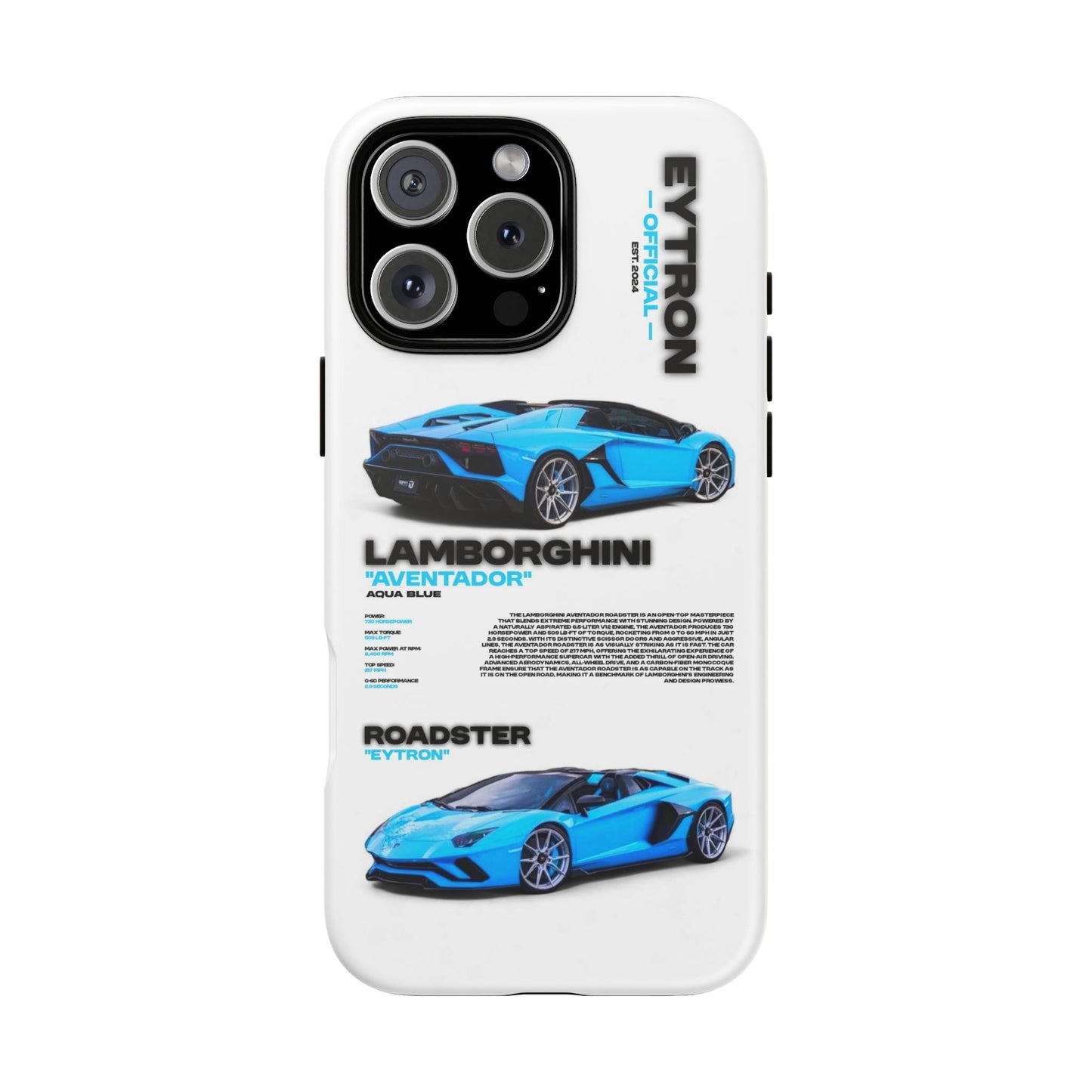 "Aqua Blue" Sturdy Case