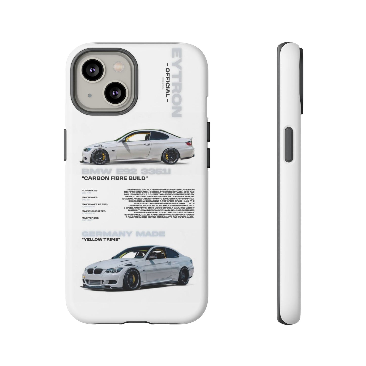 "Carbon E92" Sturdy Case