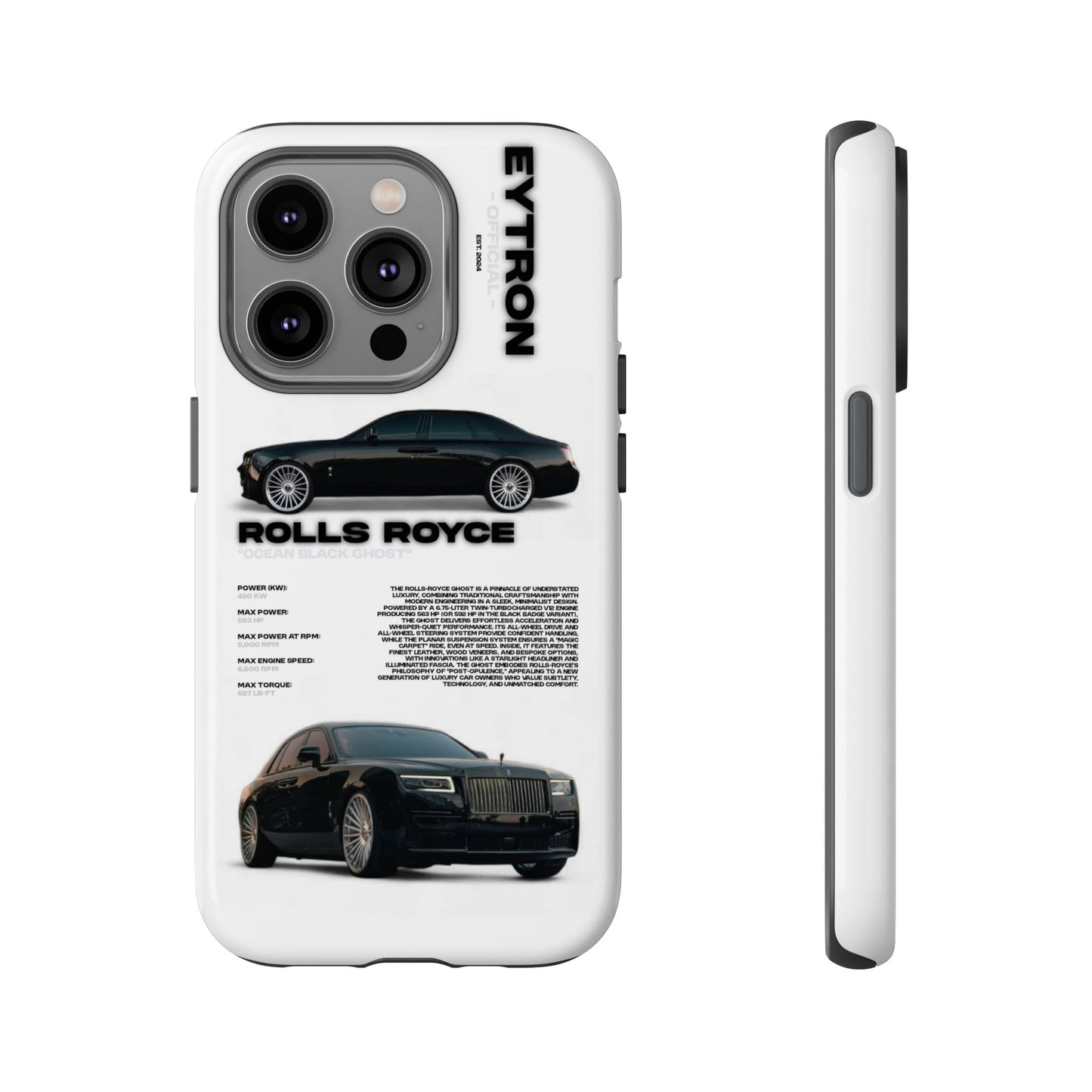 "Ocean Black Ghost" Sturdy Case